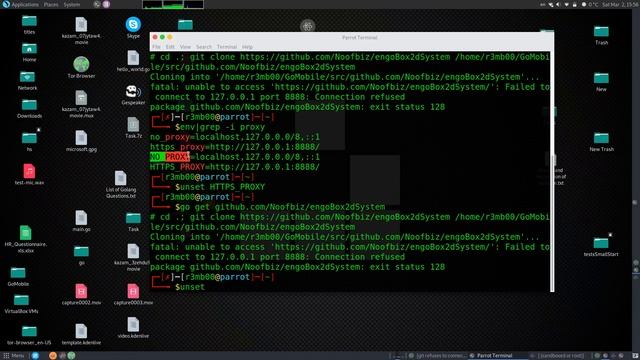 How to FIX git Failed to connect to 127.0.0.1 port 8888: Connection refused on Parrot OS Linux смотреть онлайн