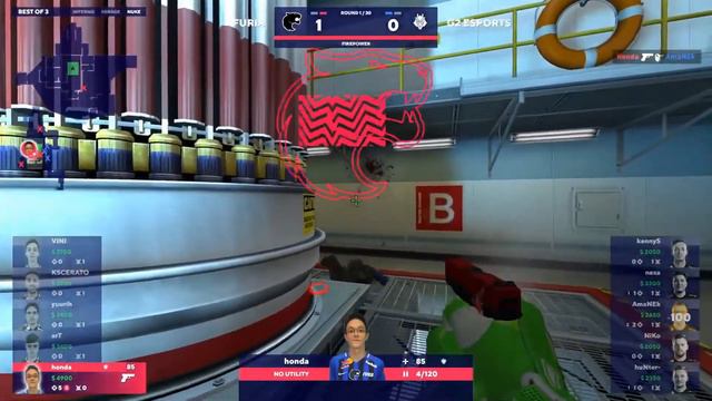 Третий ЭЙС от Honda в матче Furia vs G2 Esports. Nuke, 1-ый раунд смотреть онлайн