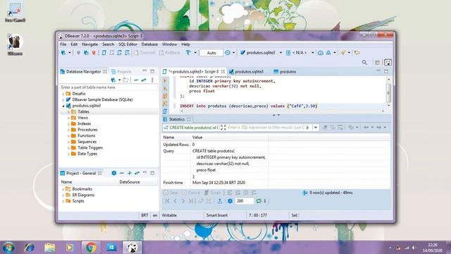 Aplicação Básica Usando a Ferramenta DBeaver e o Banco de Dados SQLite Parte 1 смотреть онлайн