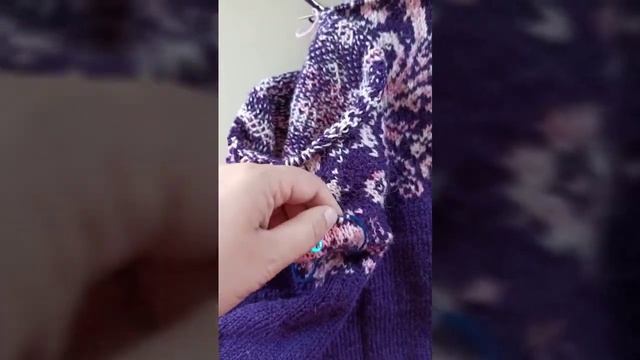 Делаем закрепки (стики) в разрезном жаккарде. Норвежская кофта OSROSO смотреть онлайн