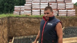 Ленточный фундамент. Армирование подошвы. как построить дом