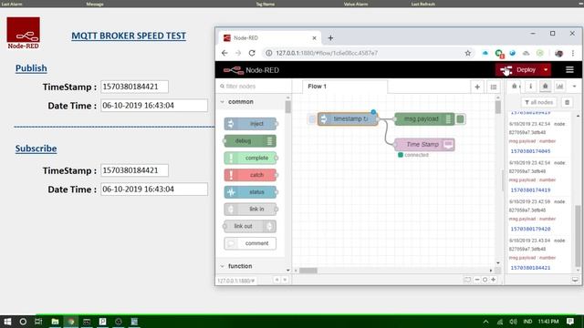Node-RED 1.01 Speed Test to MQTT Broker via HINET Live Panel, How Fast ? смотреть онлайн