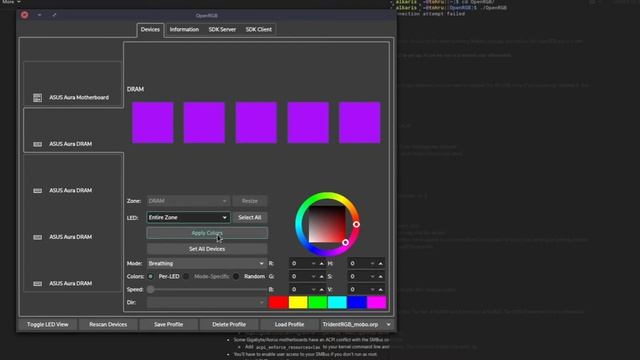 OpenRGB setup tutorial Linux смотреть онлайн