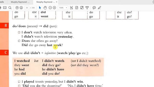 Past simple 2 | អតីតកាលធម្មតា | វេយ្យាករណ៍ភាសាអង់គ្លេសកំរិតដំបូង смотреть онлайн