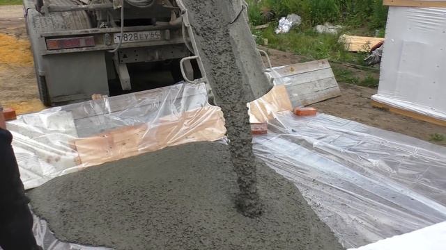 Заливка монолитной плиты перекрытия смотреть онлайн