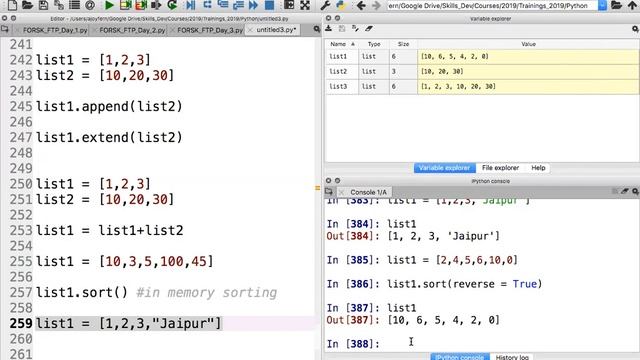 Day-3 | FTP | RTU | BTU | Learn Python | List | For loop | Enumerate | Forsk Coding School смотреть онлайн