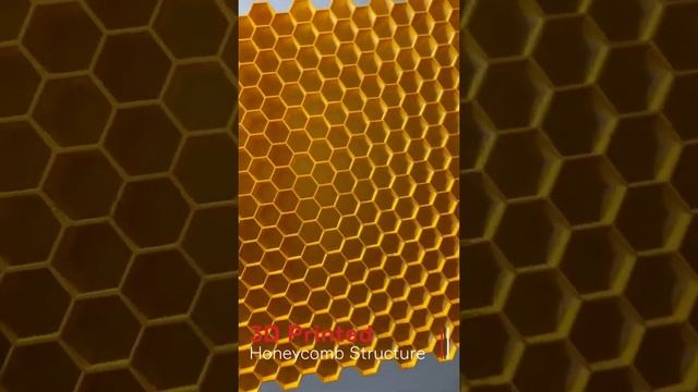 3D Printed Hexagonal Honeycomb Structure смотреть онлайн