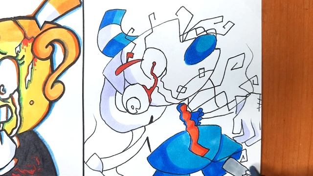Drawing FNF - Cuphead.EXE / Soul Mugman / Soul Ms. Chalice / PacMan V2 смотреть онлайн