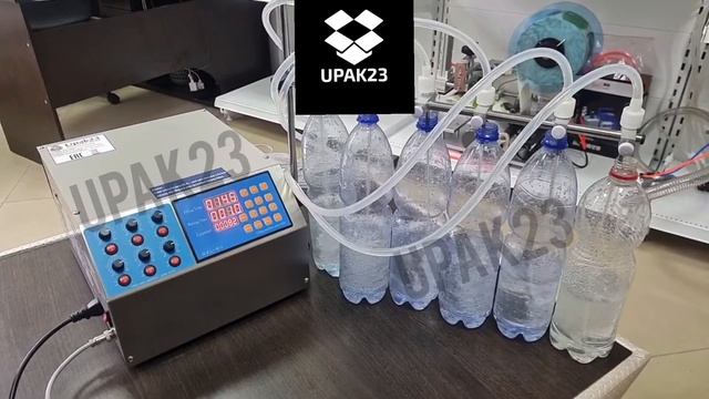 Разливочная машина (дозатор жидких продуктов) GFK-160/6 (6 насосов/6 сопла) смотреть онлайн