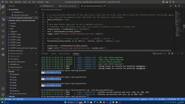 OpenCV + Python beat the Pikuniku Dancing Machine challenge смотреть онлайн