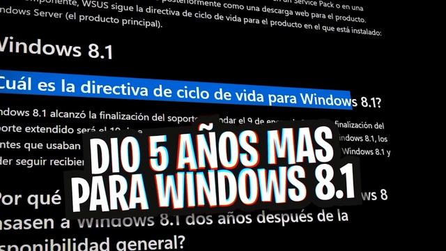 Adios Windows 8.1 / Windows 8.1 Finaliza SOPORTE/ Que PASARA? смотреть онлайн