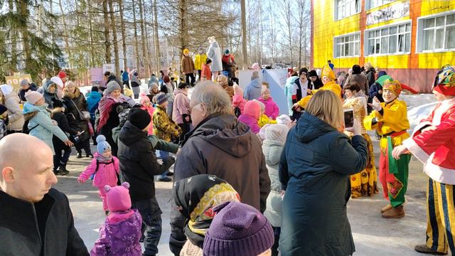 Масленица в Орудьевской СОШ