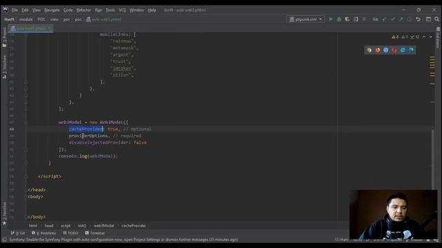 Conectando Metamask Com Web3 e WalletConnect com Javascript смотреть онлайн