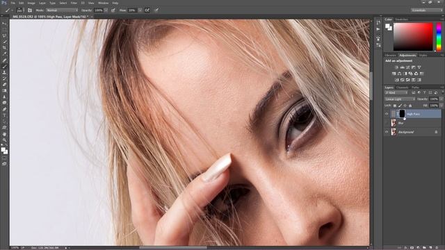 Inverted High Pass (IHP) Retouching in Photoshop смотреть онлайн
