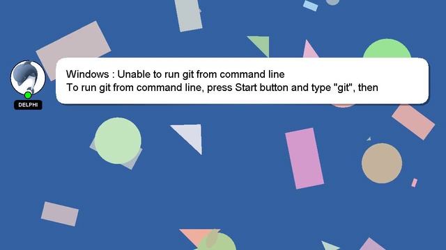 Windows : Unable to run git from command line смотреть онлайн