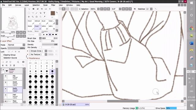 Draw with me ♡ || Good Morning Sketch 8·28·20 [ study / relax / cute ] смотреть онлайн