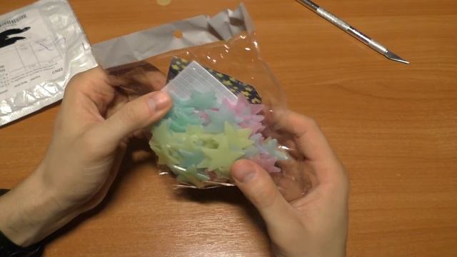 Светящиеся звезды стикеры на стену с AliExpress Unboxing смотреть онлайн