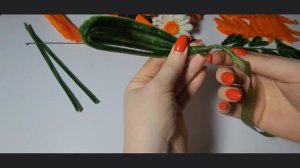 ПОДСОЛНУХИ ИЗ СИНЕЛЬНОЙ ПРОВОЛОКИ