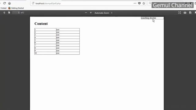 Make PDF File from HTML in PHP(PDF Invoice, Margin, Absolute element) | DOMPDF Tutorial Part 2 смотреть онлайн
