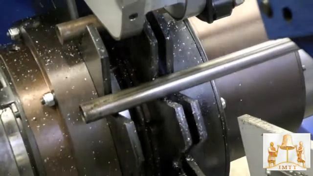 Многодисковый отрезной станок с барабанной подечей смотреть онлайн