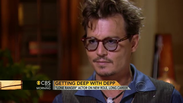 Johnny Depp Does His Best Marlon Brando Impression - CBS News Video