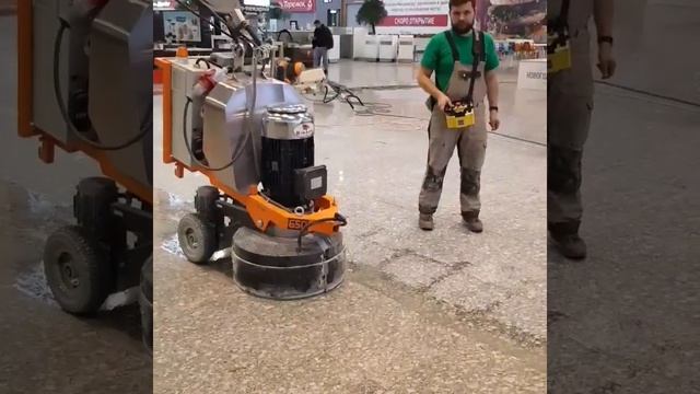 №1 Машина для шлифовки и полировки каменных полов BK650RX с планетарной головкой, BIMACK (Бимак)