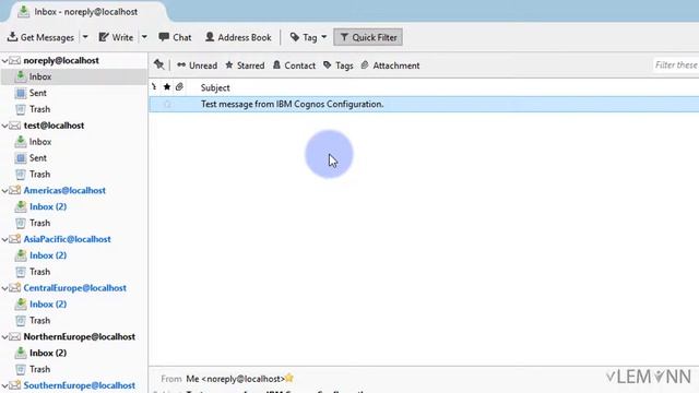 IBM Cognos SMTP Configuration смотреть онлайн