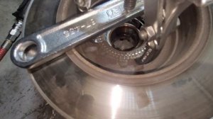 ABS ring removal on dual wheel Iveco Daily