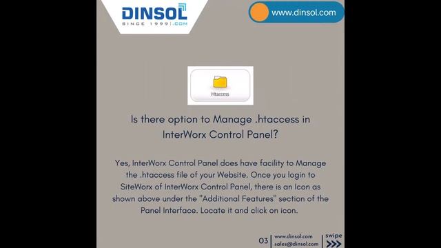 How to manage .htaccess File with SiteWorx of InterWorx Control Panel from Dinsol.com Cloud Hosting смотреть онлайн