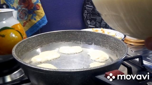 Оладьи с яблочным припеком (очень вкусно ?). смотреть онлайн