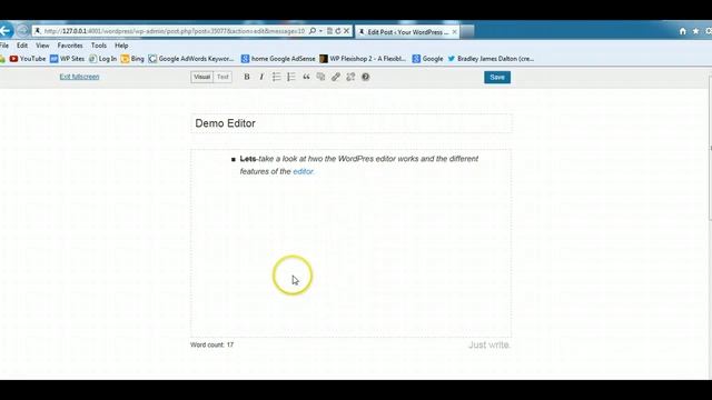 WordPress Editor - Beginners Tutorial Series No.13 смотреть онлайн