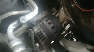 140  Снятие генератора с авто Шевралет Авео т250