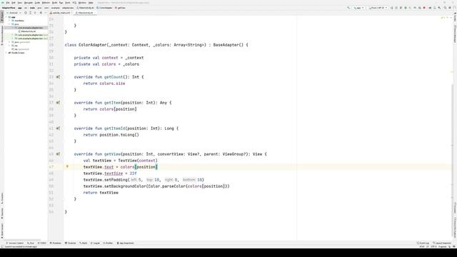 Custom Adapters with View Recycling смотреть онлайн