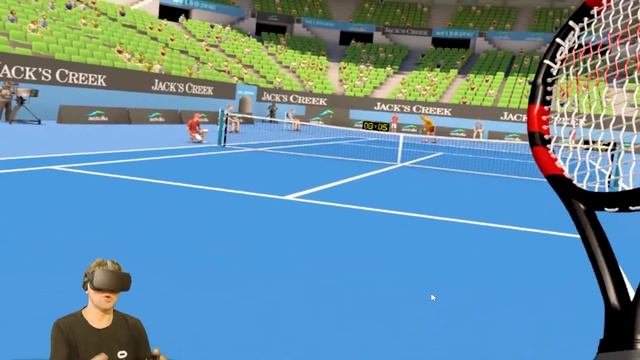 First Person Tennis - The Real Tennis Simulator. VR. смотреть онлайн