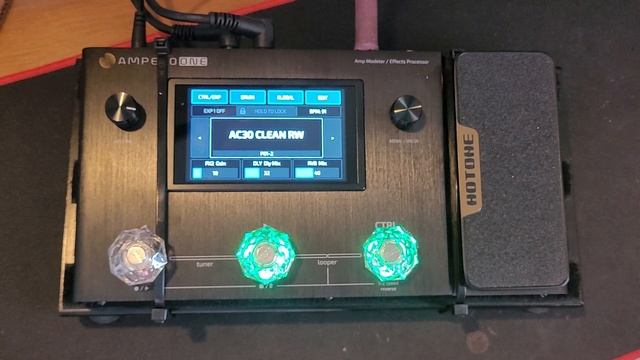 Ampero One MP80 - Meus presets Vox AC30 смотреть онлайн