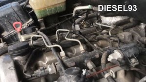 Снятие форсунок Delphi на дизельном автомобиле SsangYong Actyon