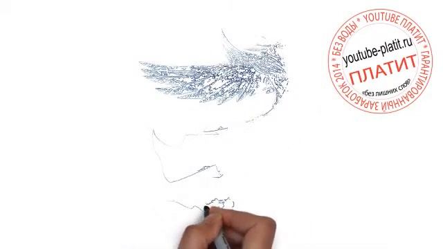 Как быстро карандашом рисовать ангела Как просто нарисовать ангела смотреть онлайн