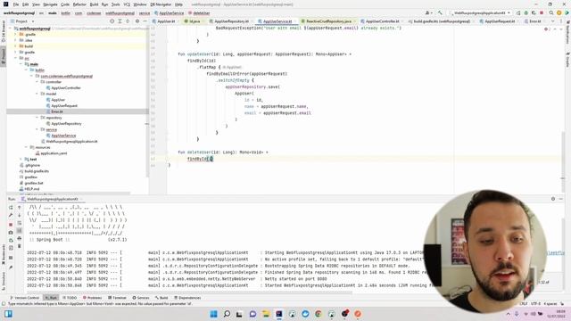REST API With Spring WebFlux and Kotlin #8 - Create DELETE Endpoint смотреть онлайн