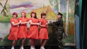 Танец "Моя Марусечка"  работников дет.сада на 8 Марта