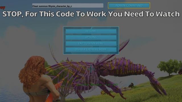 Rhyniognatha ARK Spawn COMMAND | How To Summon RHYNIOGNATHA Ark CODE 2023 смотреть онлайн