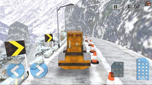 Snow Hill Excavator and Dumper - Driving Construction Vehicles | Android Gameplay смотреть онлайн