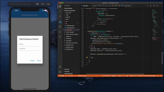 Flutter - SQLite #3 - Implementing User Interface in Flutter for SQLite смотреть онлайн
