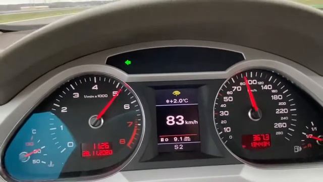 3.0 TFSI Audi A6 C6 0-145 km/h смотреть онлайн
