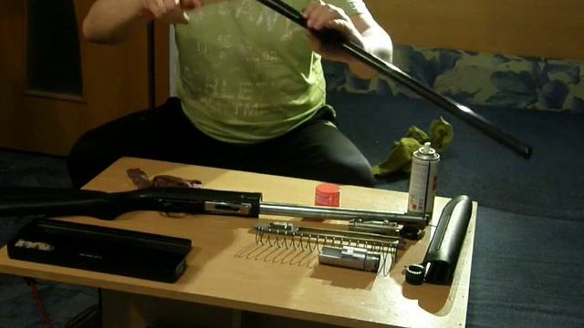 Ружье МР-153. Разборка, чистка-смазка, сборка