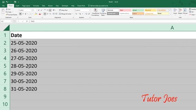 Cell Size | Visibility | Organize Sheet | Home Menu Excel in Tamil | Part-9 смотреть онлайн