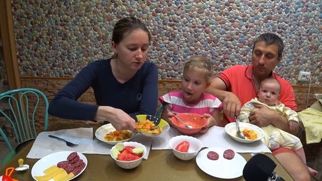 МУКБАНГ ОВОЩНОЕ РАГУ | MUKBANG VEGETABLE RAGOUT #mukbang #vegetableragout #мукбанг #StepFamily