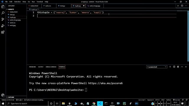 How to Create Tuple in Python | python tutorial смотреть онлайн