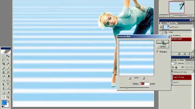 Видеоуроки по фотошопу. 111. Имитация глубины резко изображенного пространства ГРИП смотреть онлайн