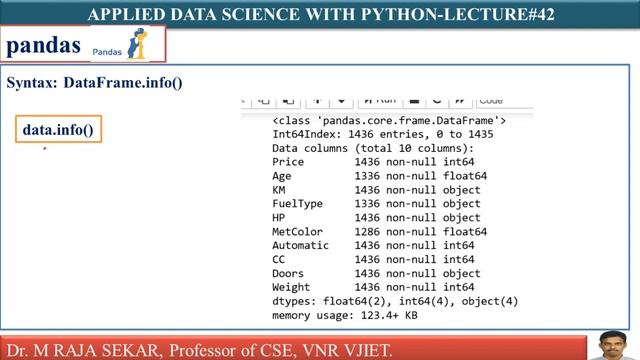 DATAFRAME MISSING VALUES LEC42 смотреть онлайн