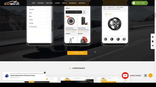 Azirspares - Auto Part amp Car Listing WordPress Theme RTL supported смотреть онлайн
